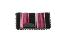 Almohadilla de sillín Weaver Equine 23x23 Pony Western amortiguador Navajo rosa