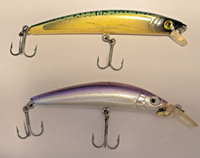 Two Vintage Yo-Zuri  Minnow Lures -  One Floa...
