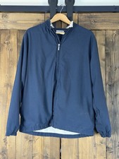 Ashworth Mens Size Large Golf Polo Coat  Long Sleeve Blue