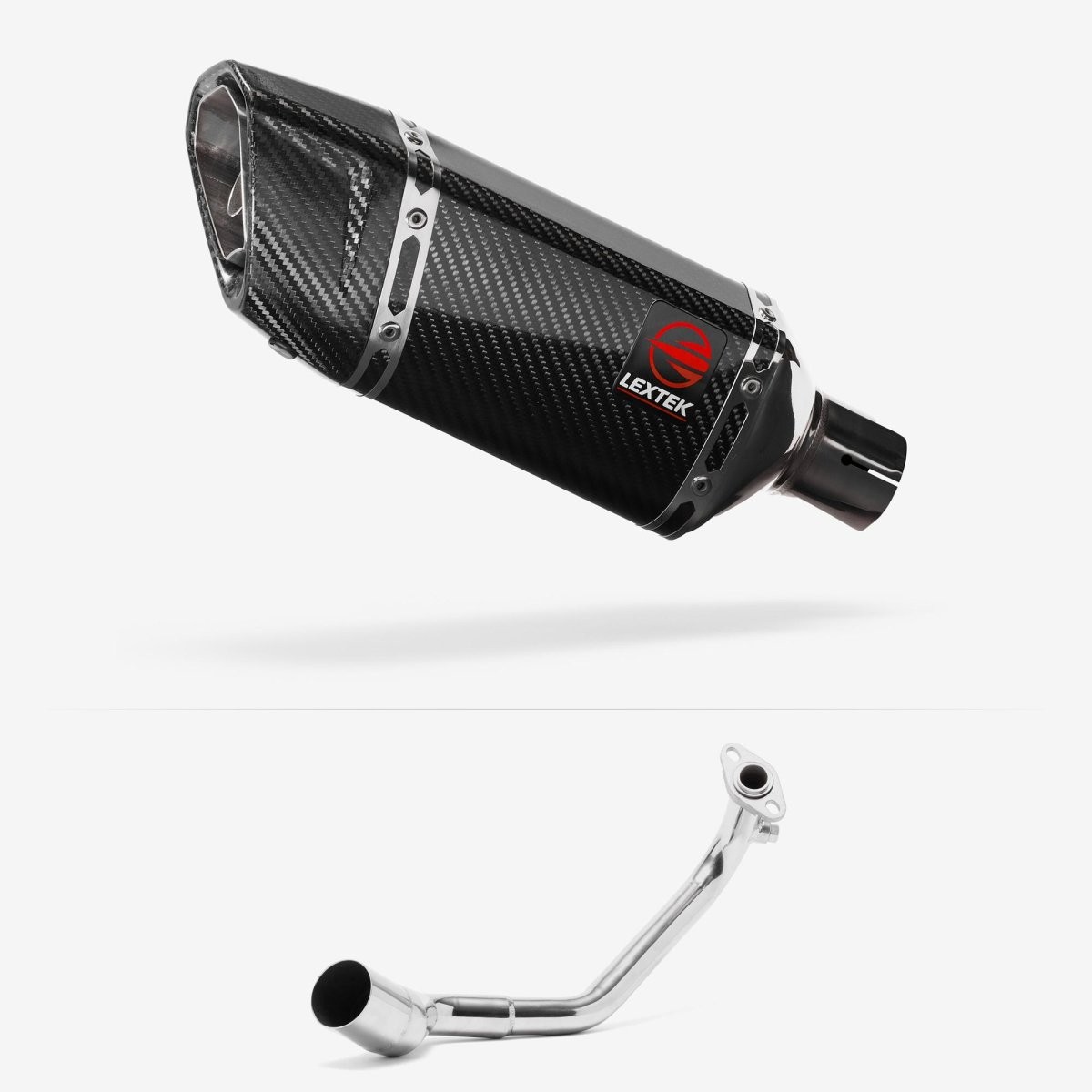 Lextek Carbon Fibre SP11C 200mm Exhaust System Silencer Complete Exhaust System