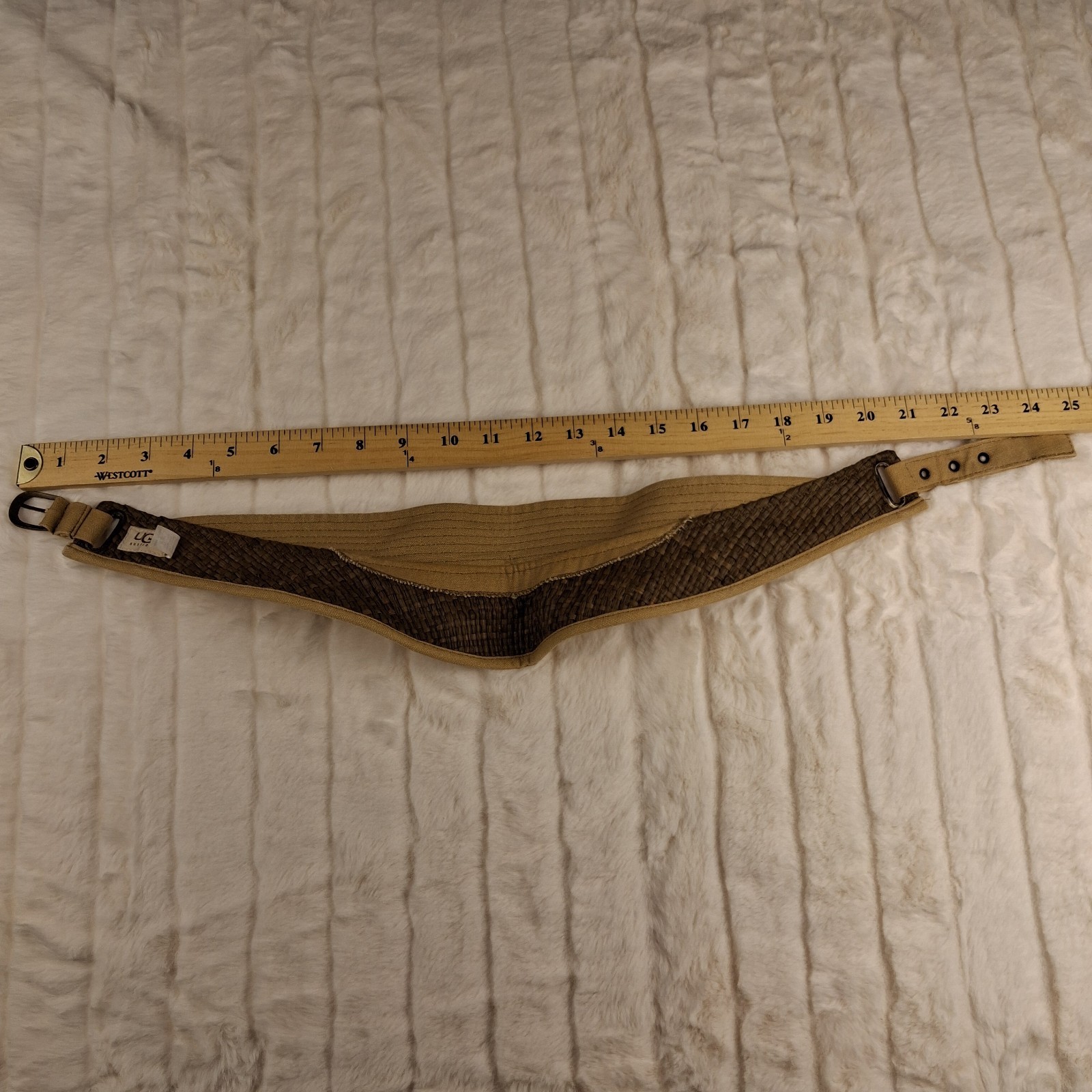 UGG Adjustable Tan Visor Baseball Hat Summer Sun … - image 7