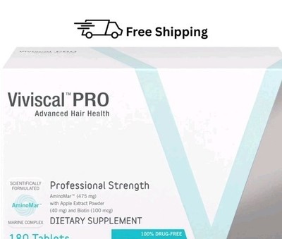 Viviscal V04805 Professional Hair Growth Tablets - 180 Tablets. Exp 8/27. 