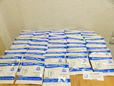 Embedding Compound by Ernst Hinrichs Dental Hinrivest Press Joblot 8695