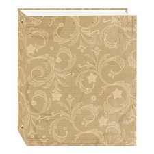 Magnetic Self-Stick 3-Ring Photo Album 100 Pages 50 Sheets , Jasmine Design