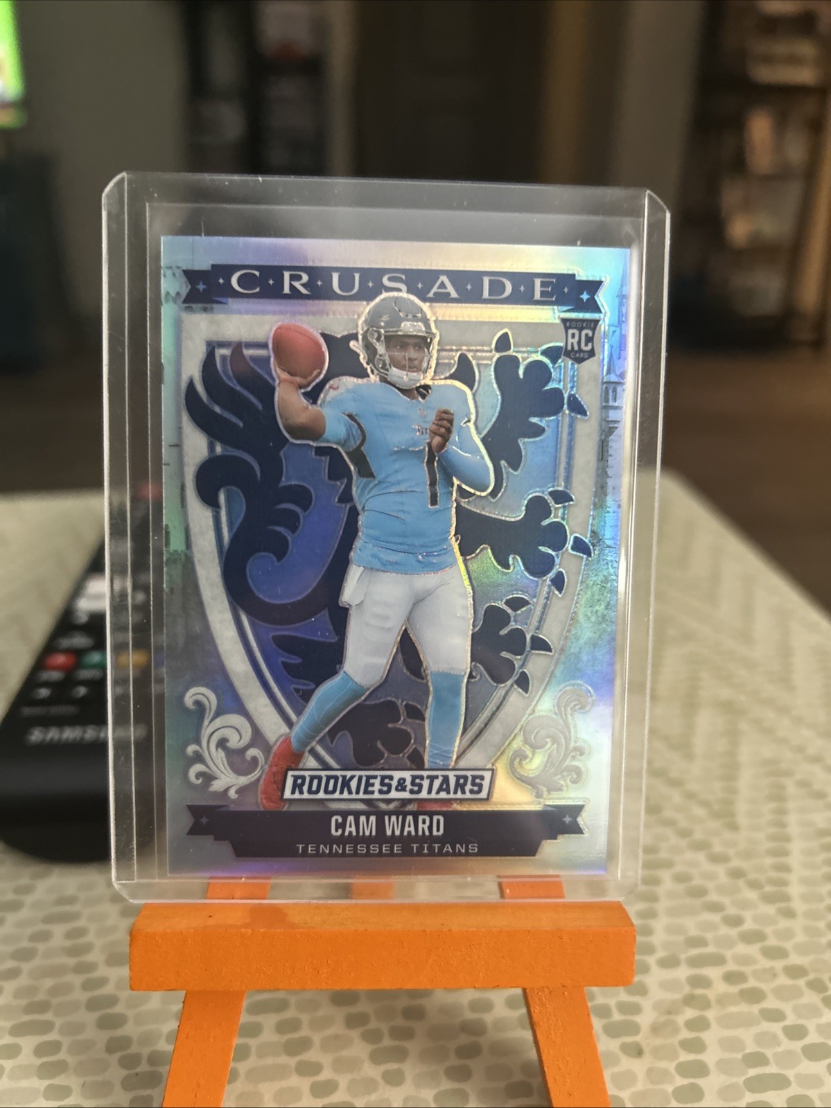 2025 Panini Rookies & Stars Cam Ward #22 Crusade Silver Prizm RC