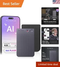 Professional AI Voice Recorder: 30-Hour Battery, 480-Hour Storage, Case Included