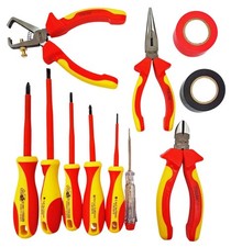 Electrician's Tool Kit Toolzone 11 Piece Vde Set DIY Tradesperson Electric