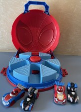 MARVEL Spidey Amazing Friends Action Launch Vehicle Carry Case Toy Spiderman
