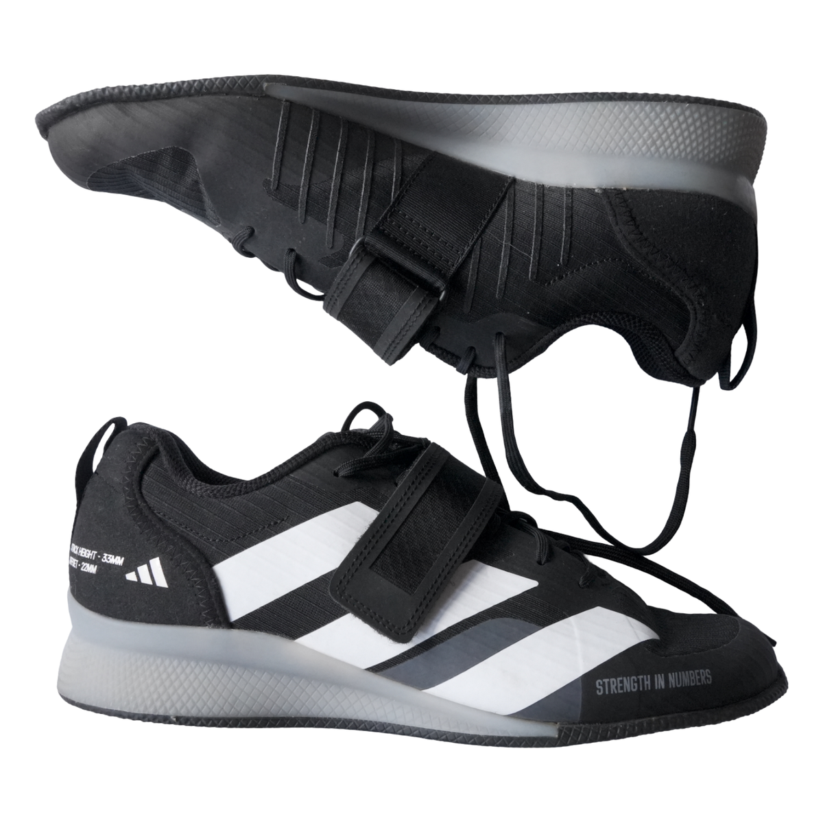 Adidas Adipower 3 Weightlifting Shoes Mens Size 9 Black White