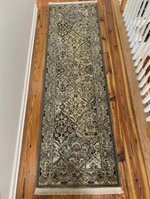 2’6” X 8’6” Karastan Kirman Panel Granite 700 - 772 100% Wool Rug