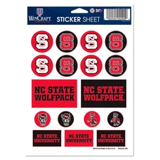 NC State Wolfpack NCAA Vinyl Die-Cut Sticker Set / Decal Sheet *Free Shipping