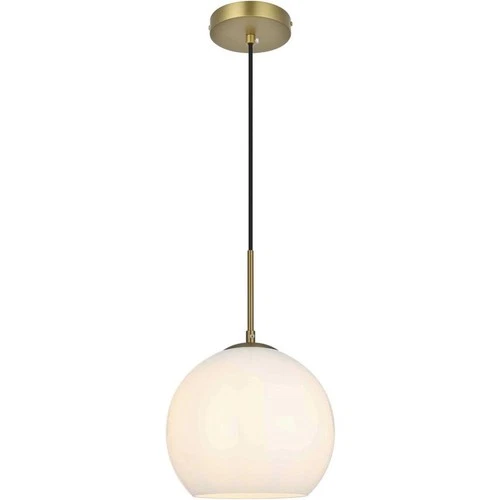 Living District LD2213SG Baxter 1 Light 10 inch Satin Gold Pendant Ceiling Light - Picture 1 of 10