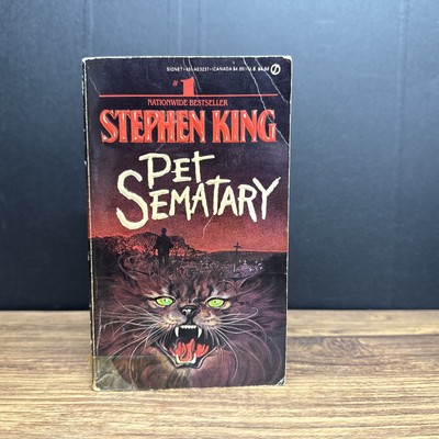 Pet Sematary Stephen King 1984 1st Printing Signet Paperback
