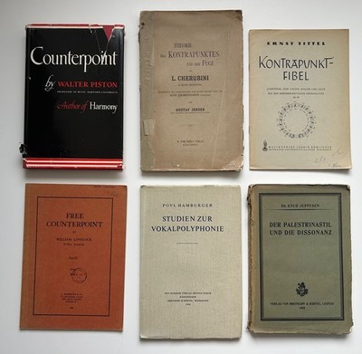 KONVOLUT VON 11 TITELN zum Thema ''KONTRAPUNKT''. 1: Wolfgang Jacobi, Fuge und Cor