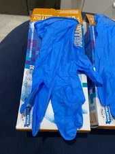 (200PCS) New Quality Nitrile Glove Powder Free / Blue Thick / Size L