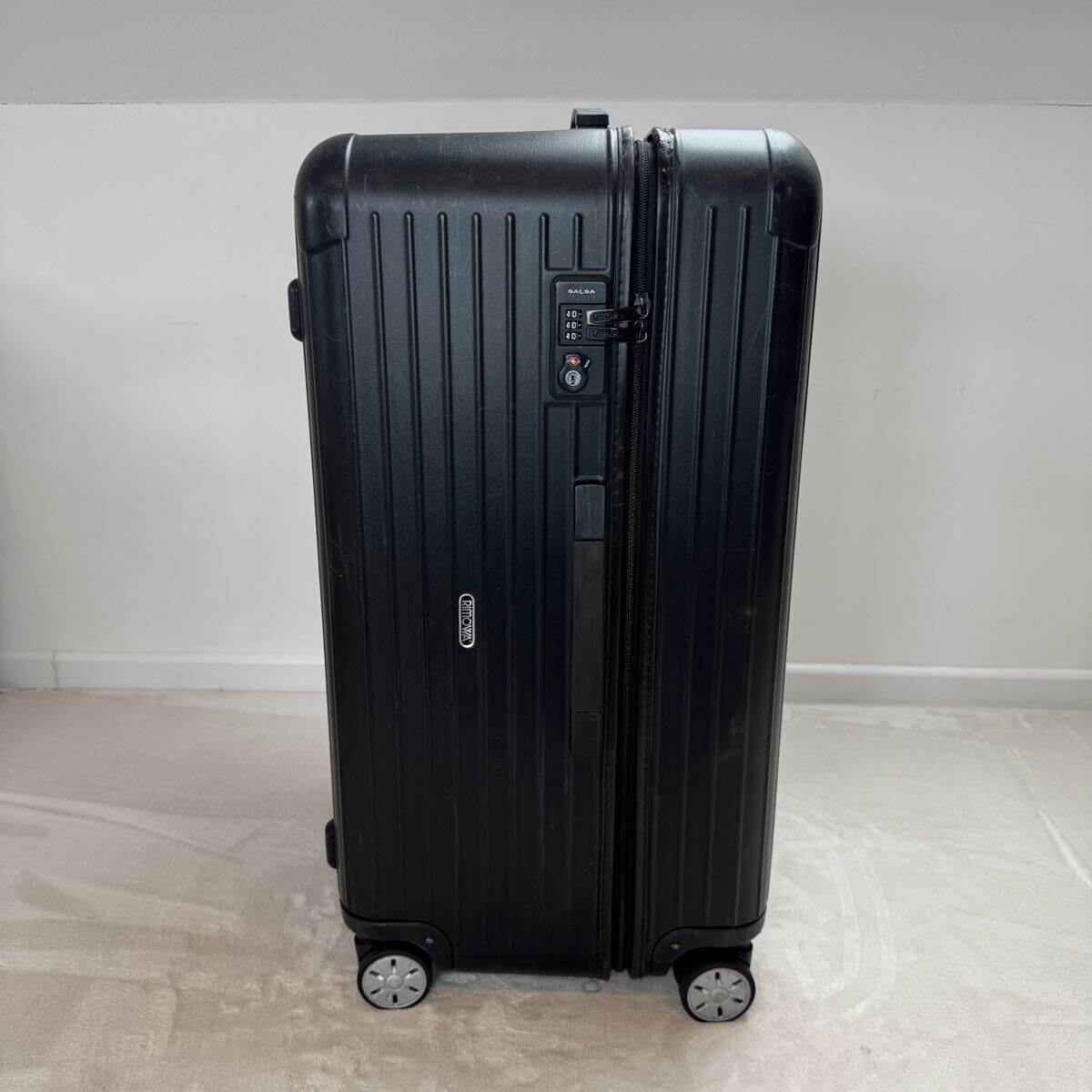 Rimowa Salsa Sport Trunk Plus 103L Black 4 wheels Carry Case
