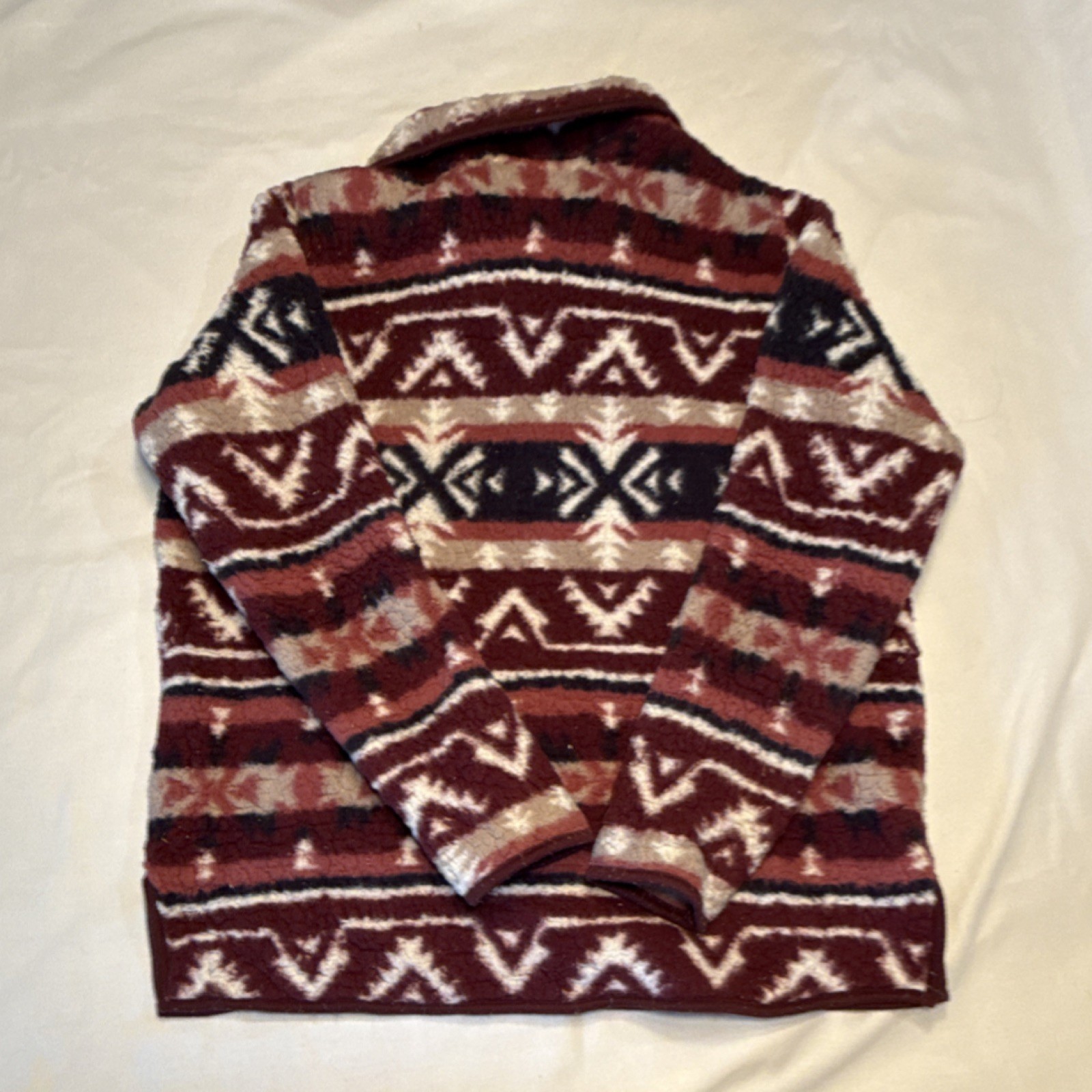 Wrangler Geometric Pattern Pullover Jacket Men’s … - image 3