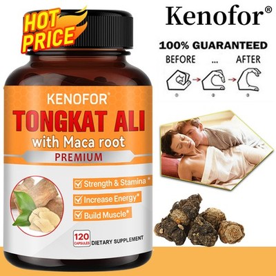 Maca Root Extract Capsules - Enhance Endurance + Strength - Muscle Growth