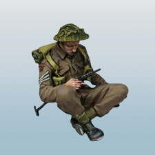 1/35 WWII British Infantry Soldiers RESIN FIGURE MODEL KIT Unassembled Unpainted