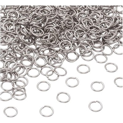 Hochwertige 2000 Stück 8mm Edelstahl Biegeringe   Schmuckzubehör für Profis