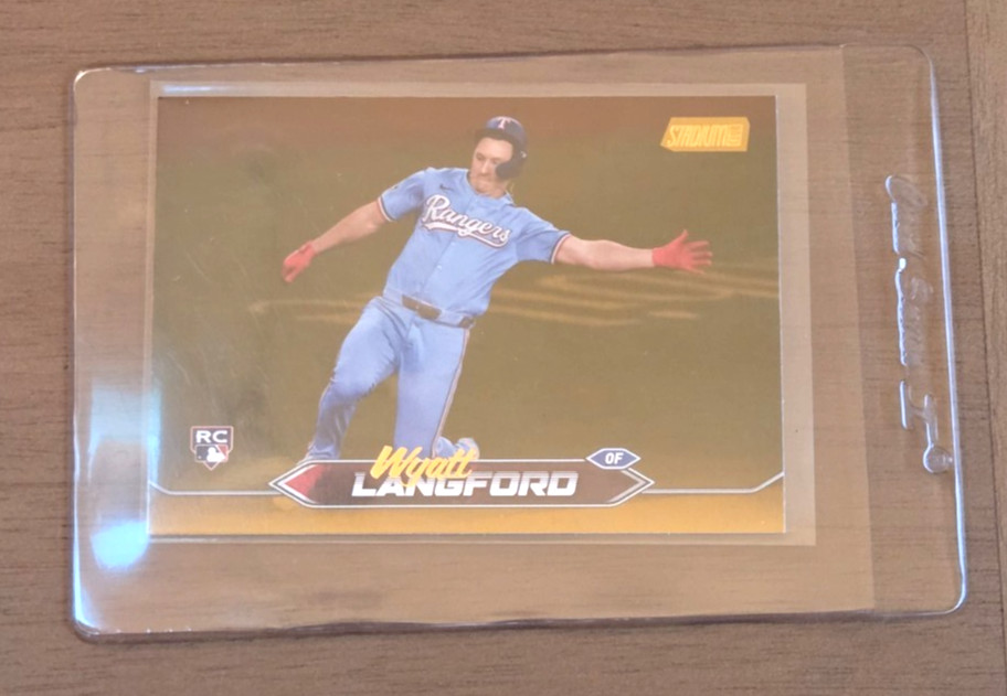 2024 Topps Stadium Club - Wyatt Langford #30 Gold Foil (RC)