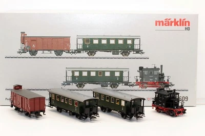 Märklin H0 26609 Zugset “Personenzug mit Güterwagen” mit Glaskasten mfx+ & Sound - Bild 1 von 4