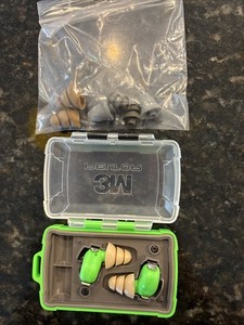 3M PELTOR EEP-100 Ear Plug Kit Pair - Noise Reduction & Protection, Rechargeable