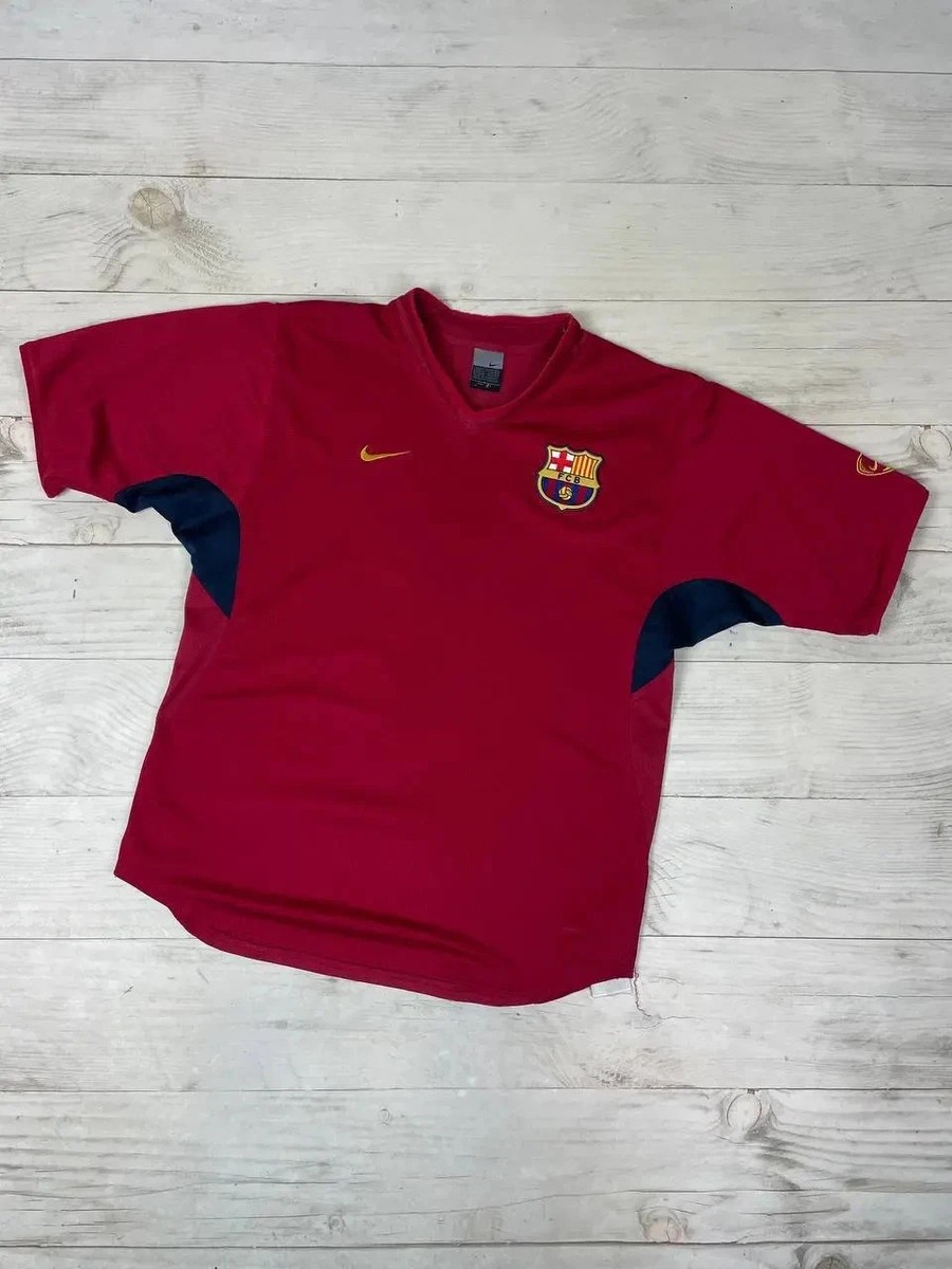 Nike Barcelona 2003 2004 Training Shirt Jersey Soccer Football Men