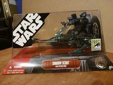 Star Wars SDCC  Shadow Scout Trooper with Speeder Bike Exclusive New In Box (1)
