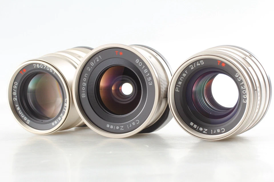 🎦5 Lens【 N MINT 】Contax G2 35mm Film Camera + 21 28 35 45 90 w/ Case From JAPAN - Image 4 of 4