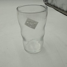 VINTAGE CHICAGO MILWAUKEE ST PAUL & PACIFIC RAILWAY GLASS TUMBLER 3 5/8"