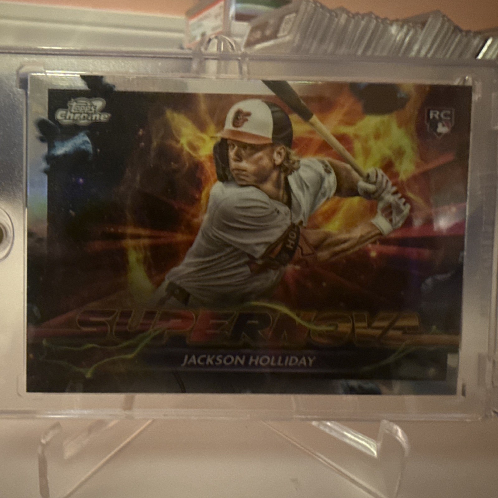 🔥Topps 2024 Cosmic Chrome Supernova Jackson Holliday Rookie SPN-12 Orioles🔥