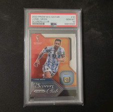 PSA 10 2022 Qatar World Cup Scorers Club Lionel Messi Gem Mint Argentina #10