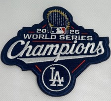 Los Angeles Dodgers 2025 World Series Champions Patch 4.5 X 4 Iron On