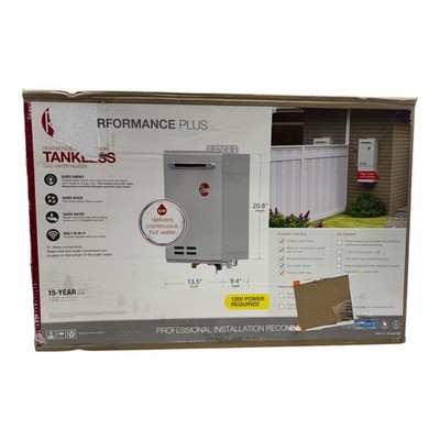 Rheem Smart Outdoor Natural Gas Tankless Water Heater NonCondensing ECO180XELN-3