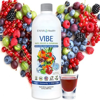 ENIVA - VIBE Fruit & Veggie Superfoods Liquid Multi 32 fl oz(960 ml)