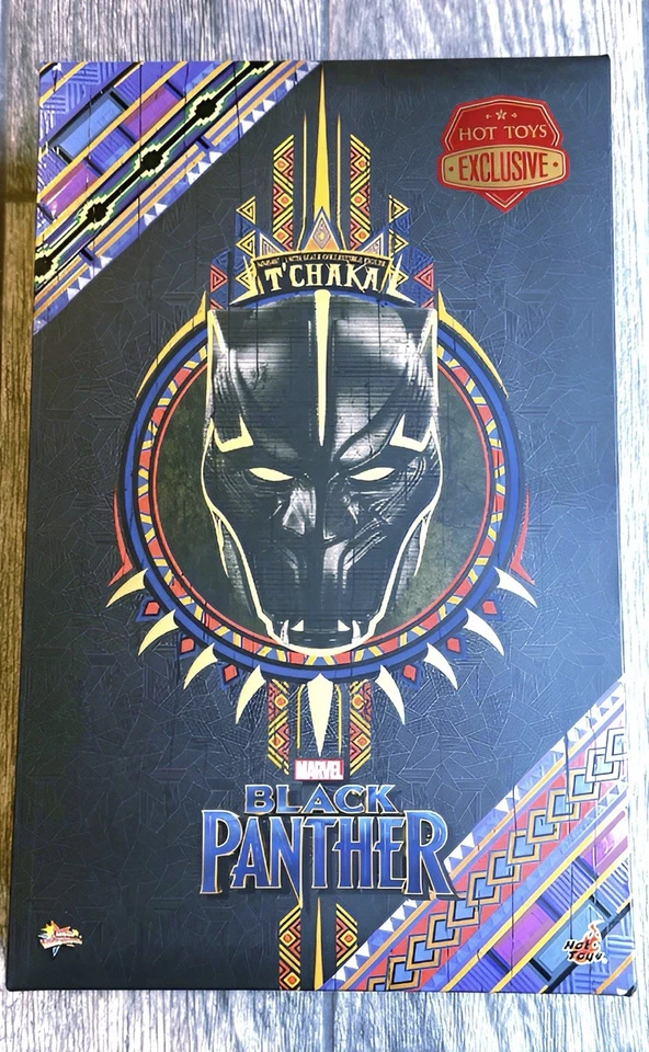 SIDESHOW HOT TOYS ESTATUA FIGURA PANTERA NEGRA T'CHAKA 1:6 SEXTO COLECCIONABLE Foto 2 de 4
