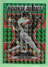 2022 Panini Mosaic Jarren Duran Rookie Debut Green Prizm #RD-1 Redsox (1A)