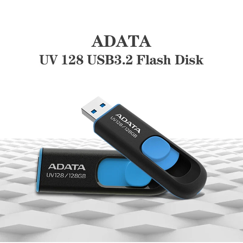 ADATA UV128 32GB UDisk USB3.2 Gen1 Flash Drive Memory Thumb Stick Storage Device - Image 3 of 4