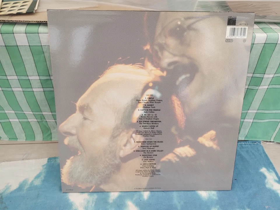 Harry Chapin Tribute SPRINGSTEEN, GRAHAM NASH, PAT BENATAR RARE LP - Image 2 of 4