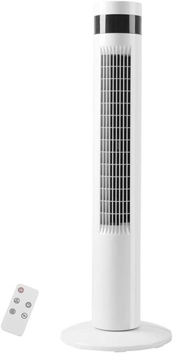Oscillating Standing Tower Fan w/Remote 