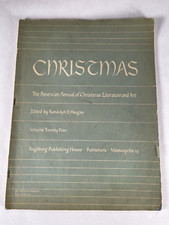 1954, Christmas Augsburg Publishing Gospel Stories Poetry Music Art Vintage