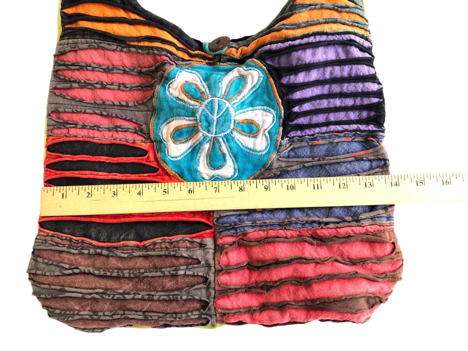 Handmade Hippie Patchwork Shoulder bag Festival N… - image 7