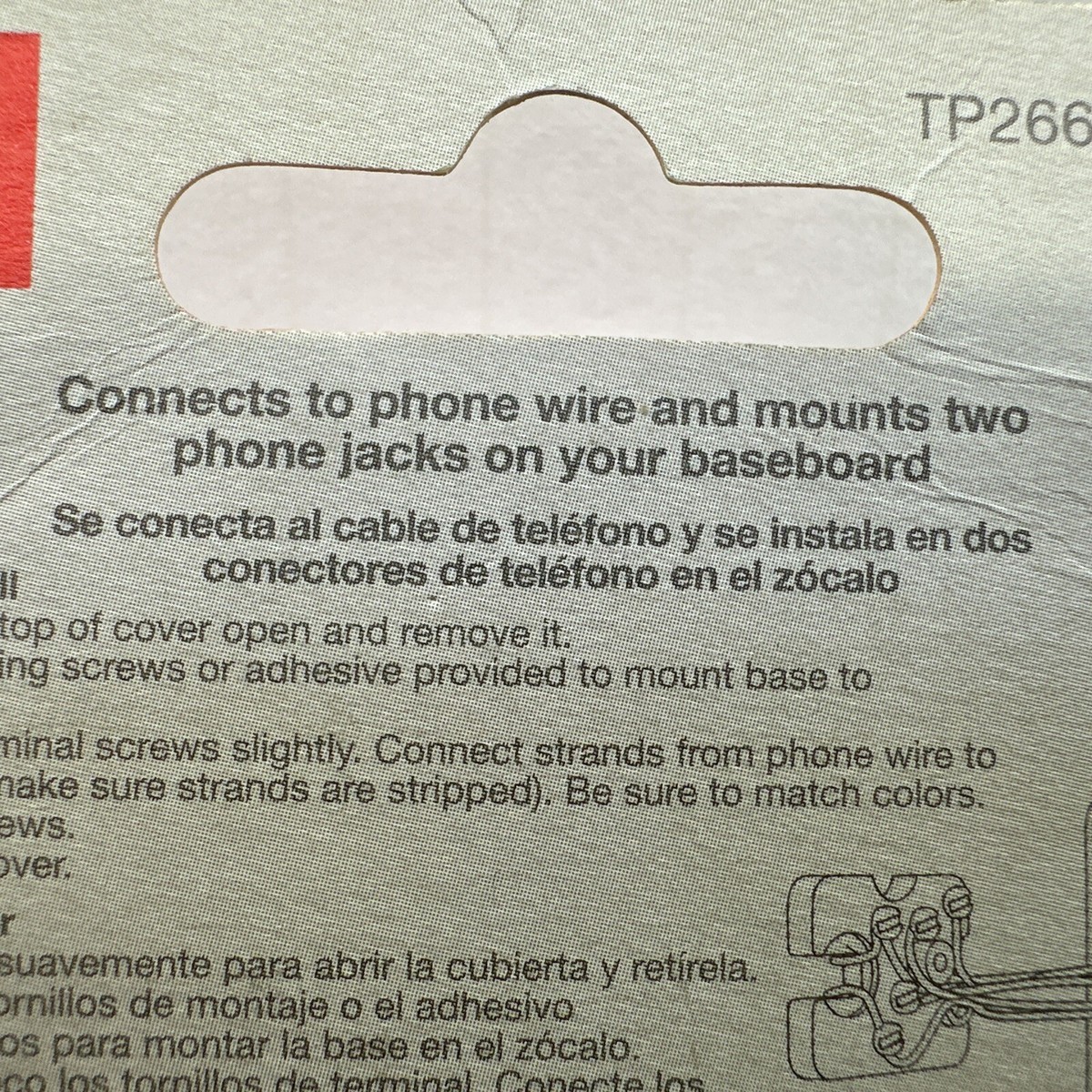 RCA Phone Surface-Mount Jack with 2 Jacks, modular connector {Q