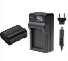 EN-EL15 Battery  Charger for Nikon D7500, D7200, 1 V1, D800, D850, D610 Camera