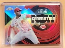 Hunter Greene 2022 Topps Chrome Update Generation Now Rookie RC Cincinnati Reds 