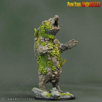 3D Printed Print Your Monsters Rock Bear Rock Monsters From Magic Valley Set