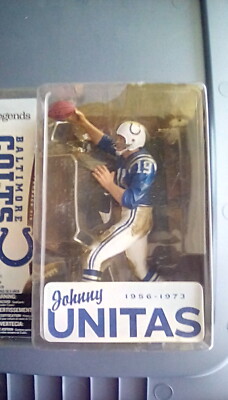 McFARLANE NFL LEGENDS NEW YORK GIANTS JOHNNY UNITAS ACTION FIGURE Collection 