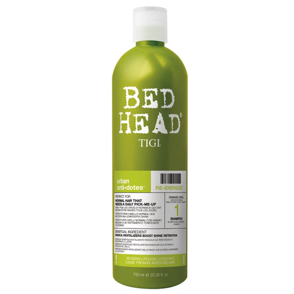 Shampoo Pour Cheveux Abîmés TIGI BED HEAD Re-Energize Shampoo 750 ml - Photo 1/1