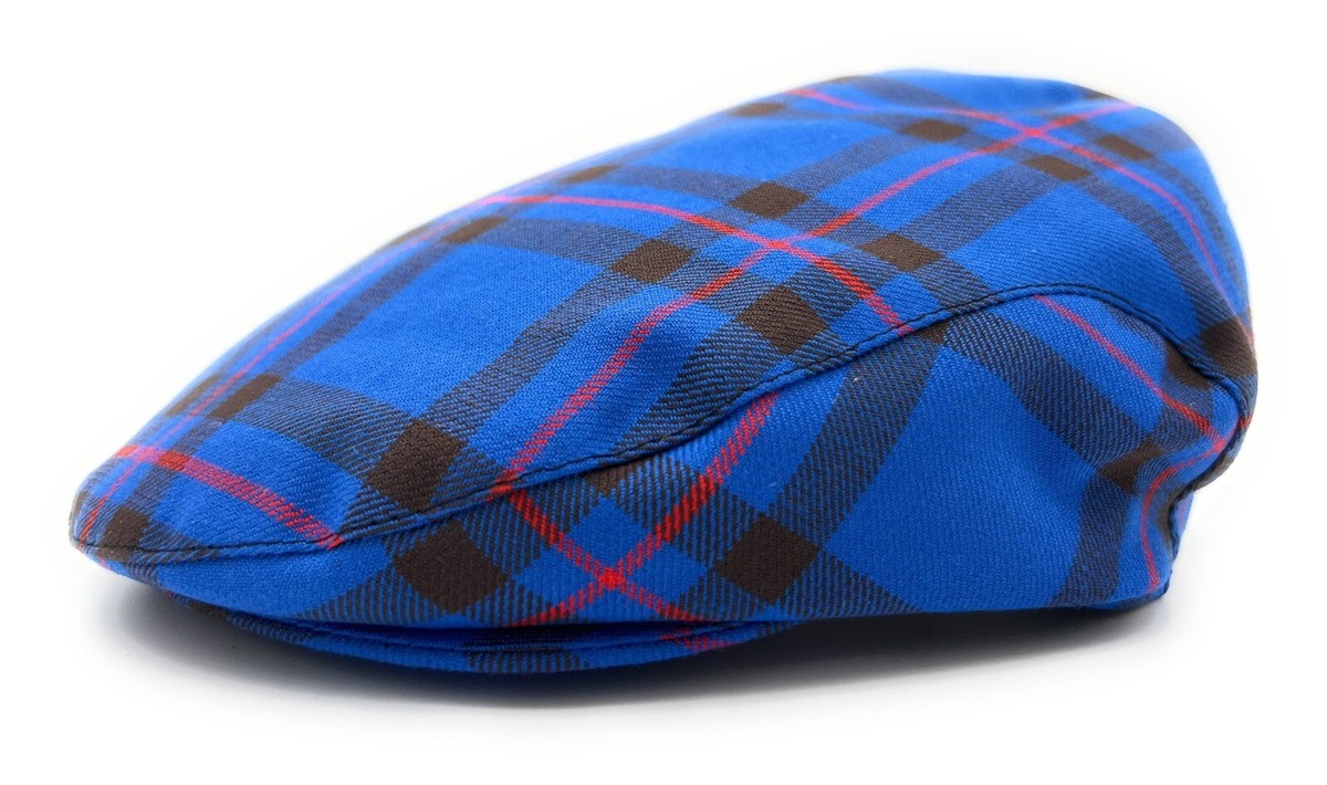Elliot Tartan Flat Cap Made in Scotland Small XXL